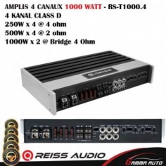 AMPLIS 4 CANAUX 1000 WATT