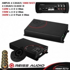 AMPLIS 4 CANAUX 1000 WATT