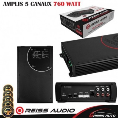 AMPLIS 5 CANAUX 760 WATT