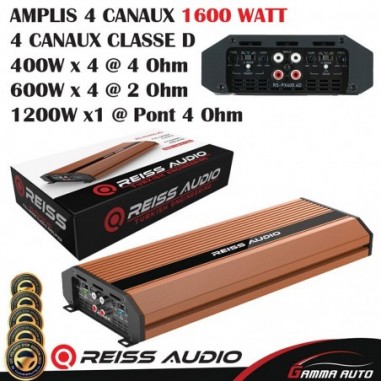 AMPLIS 4 CANAUX 1600 WATT