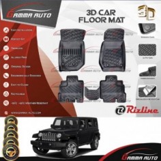 Tapis Sur Mesure Gamma Auto PVC Jeep Wrangler Rubicon (4D) 2018+
