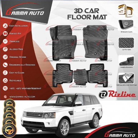 Tapis Sur Mesure Gamma Auto PVC Land Rover Range Rover Sport first generation (L320) 2005-2013