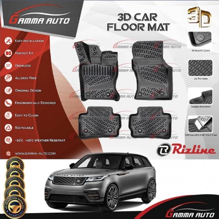 Tapis Sur Mesure Gamma Auto PVC Land Rover Range Rover Velar 2017+