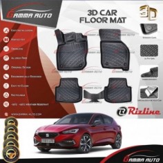 Tapis Sur Mesure Gamma Auto PVC Seat Leon Phase 4 AUTOMATIC TRANSMISSION 2020+