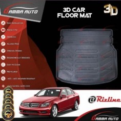 Tapis Coffre Sur Mesure Gamma Auto PVC Mercedes Class C W204 RAMP 2007-2014