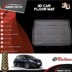Tapis Coffre Sur Mesure Gamma Auto PVC Peugeot 208 Phase 1 2012-2019