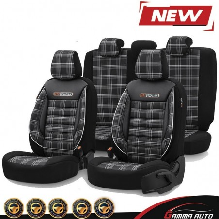 Housses OTOM GTI WHITE-BLACK