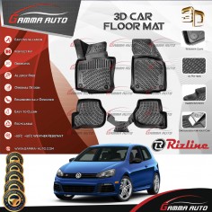 Tapis Sur Mesure Gamma Auto PVC Volkswagen Golf 5 2005-2009