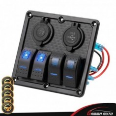 panneau combiné de commutateur 4 bits