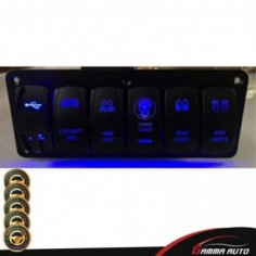 Combinaison de commutateurs à une rangée 6 bits